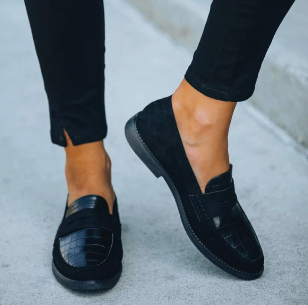 Dames nette schoenen mocassinstijl voor avond en kantoor - Tijdloze elegantie