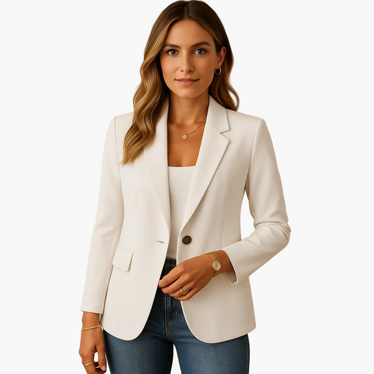 Veste Blazer Femme Élégant Coupe Ajustée Style Polyvalent Bureau & Casual