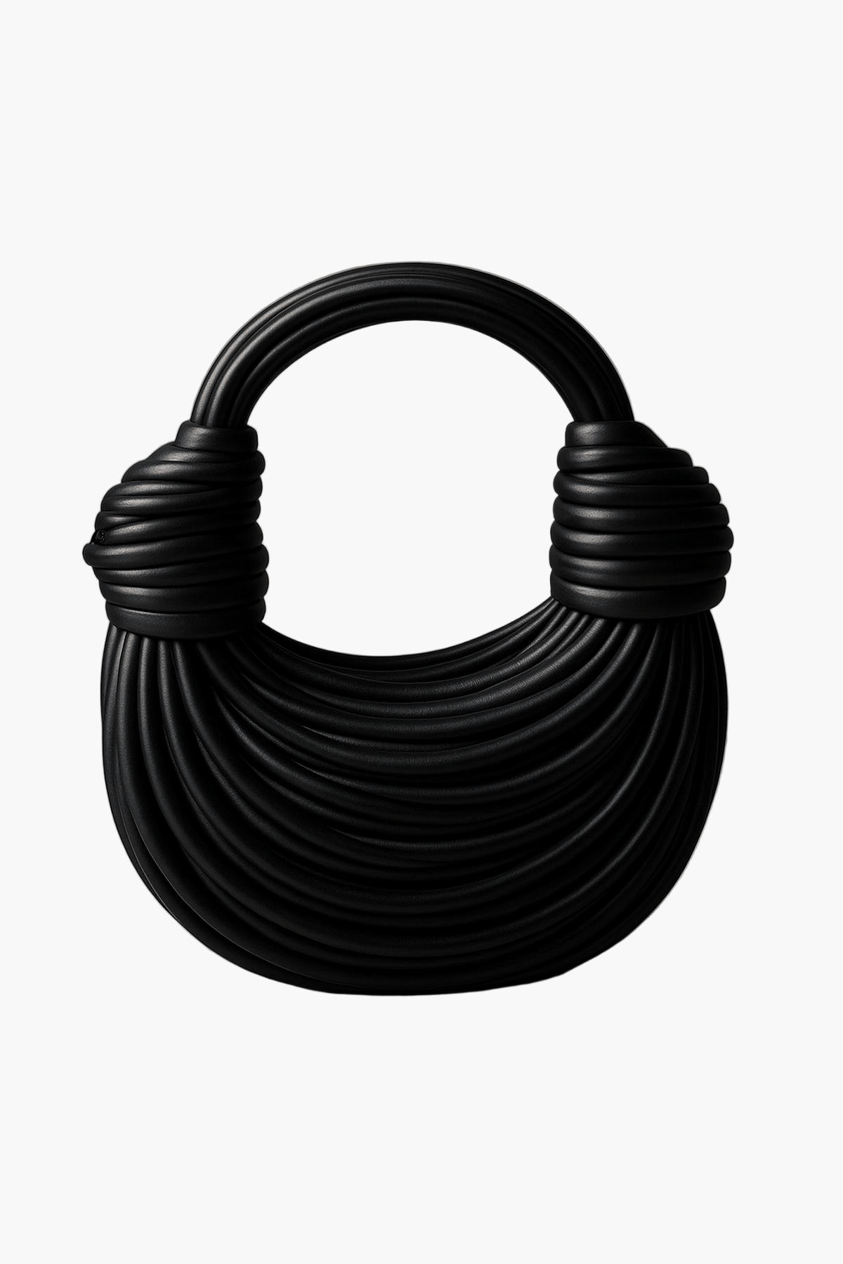Borsa a mano scultorea per donna stile contemporaneo uso quotidiano