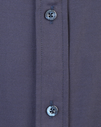 Chemise homme ajustée à fermeture zippée style moderne affaires et loisirs