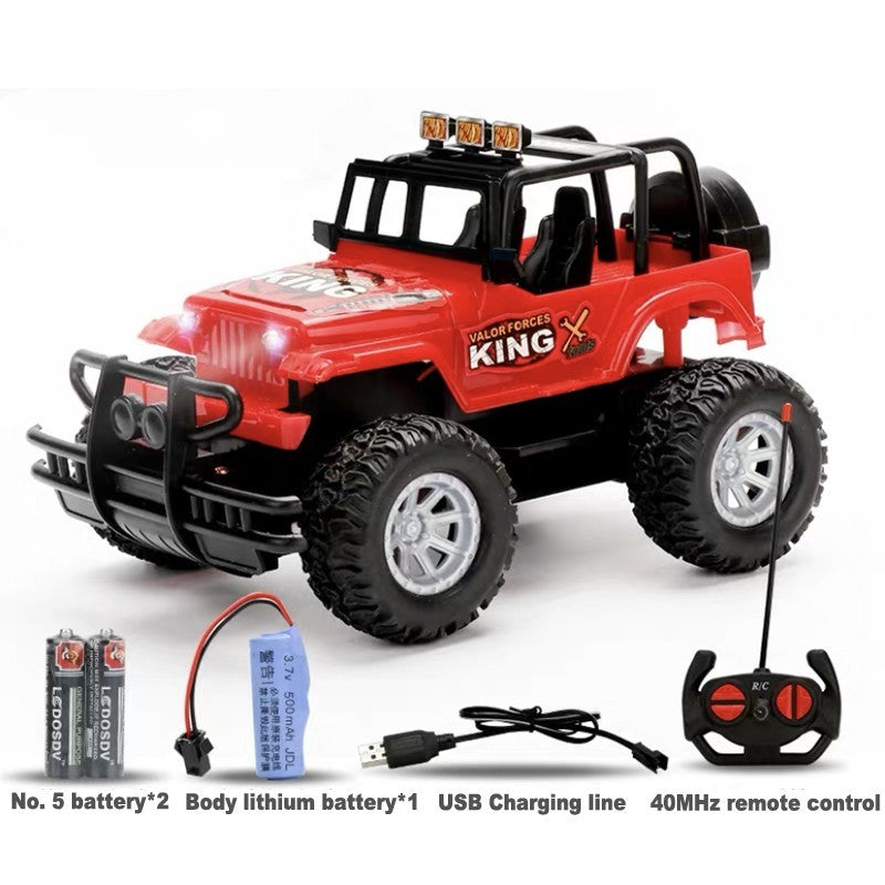 Voiture Télécommandée Tout-Terrain pour Garçons – Style 4x4 Off-Road, Jouet Radiocommandé pour Enfants 1 à 12 Ans