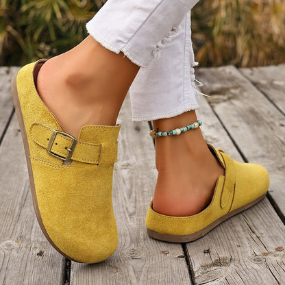 Sabots Mules Décontractés Femme avec Boucle – Style Classique Polyvalent pour Usage Quotidien