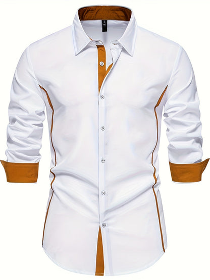 Herenoverhemd Slim Fit Casual Stijl Met Knopen Voor Dagelijks Gebruik of Kantoor
