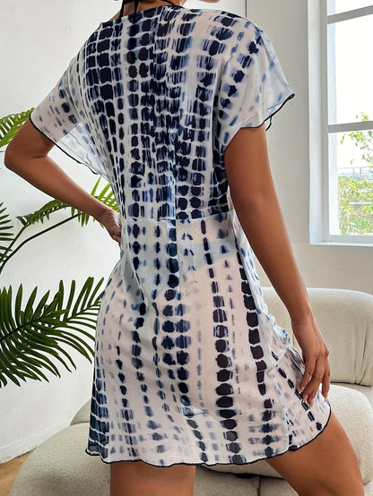 Robe portefeuille femme style plage chic – idéale pour vacances et sorties balnéaires