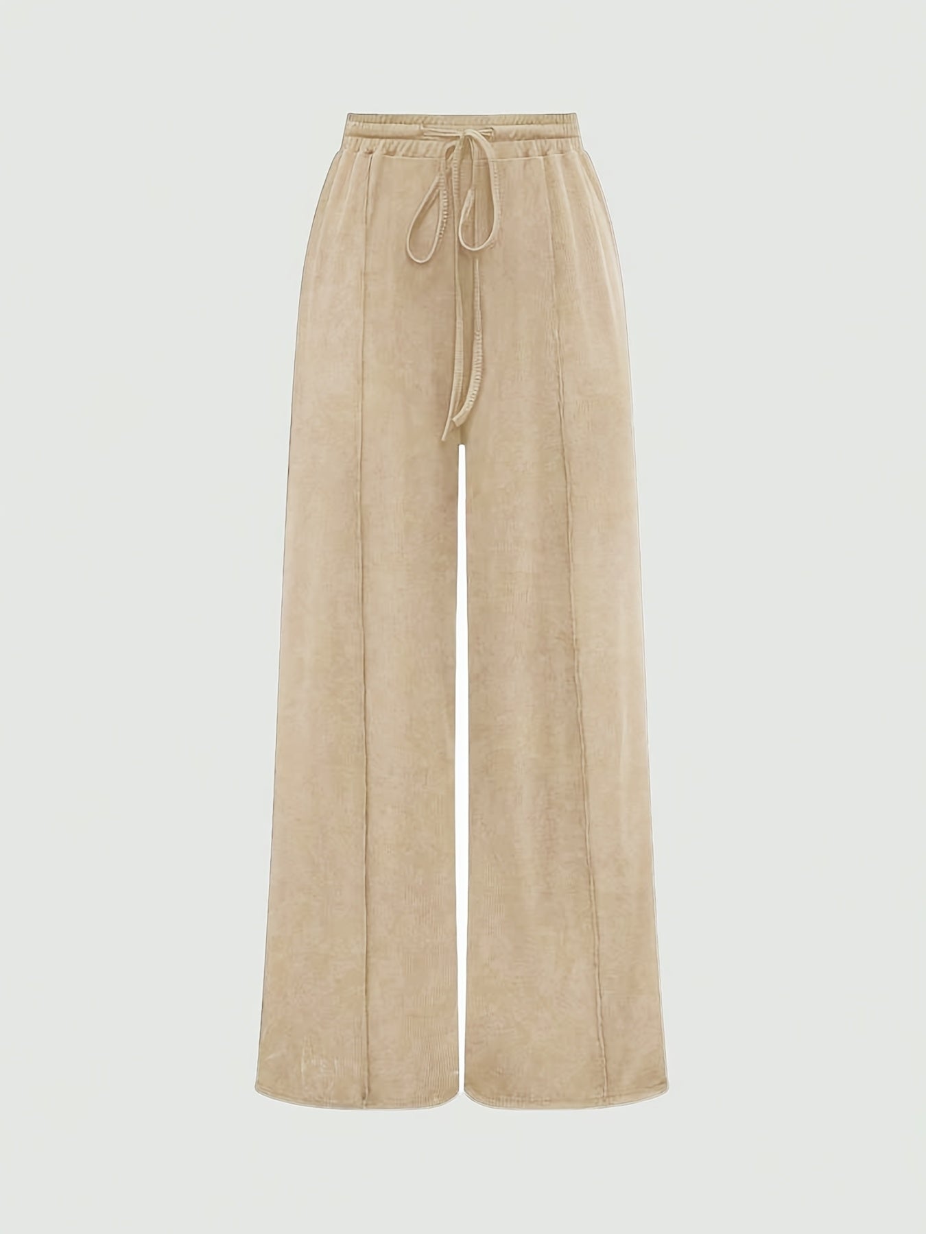 Ensemble Femme Body Col Carré et Pantalon Large Taille Haute Style Décontracté Printemps Été