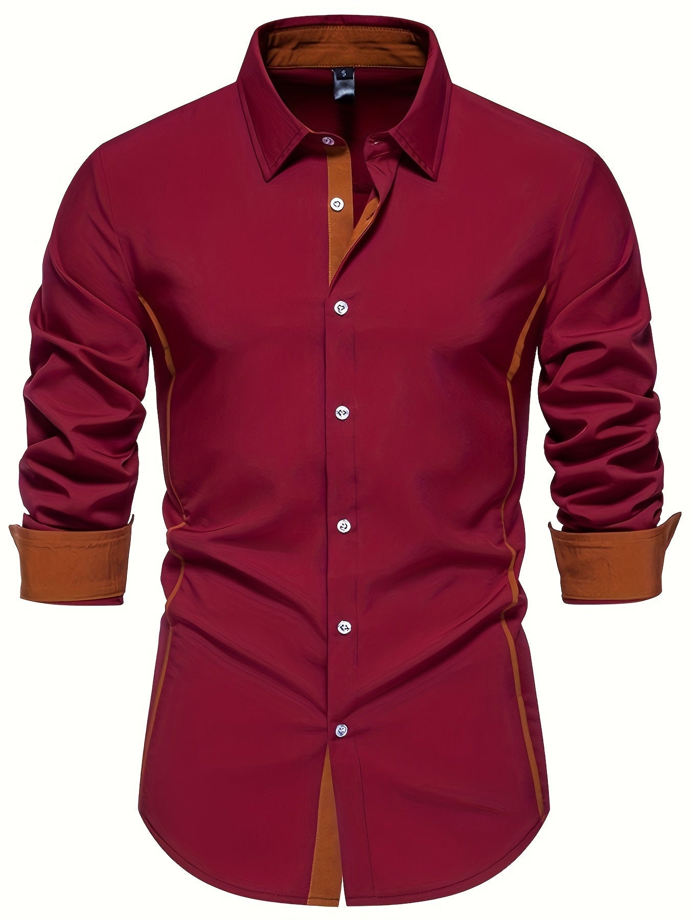 Herenoverhemd Slim Fit Casual Stijl Met Knopen Voor Dagelijks Gebruik of Kantoor