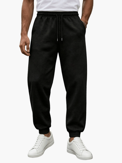 Pantalon de jogging homme coupe droite style urbain pour sport et détente