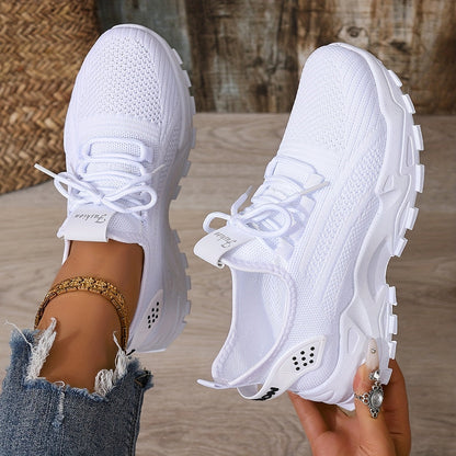 Baskets de sport femme ultra-légères style running pour loisirs et marche