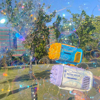 Bazooka-Seifenblasenpistole – 69 Löcher, Spielzeug für Kinder