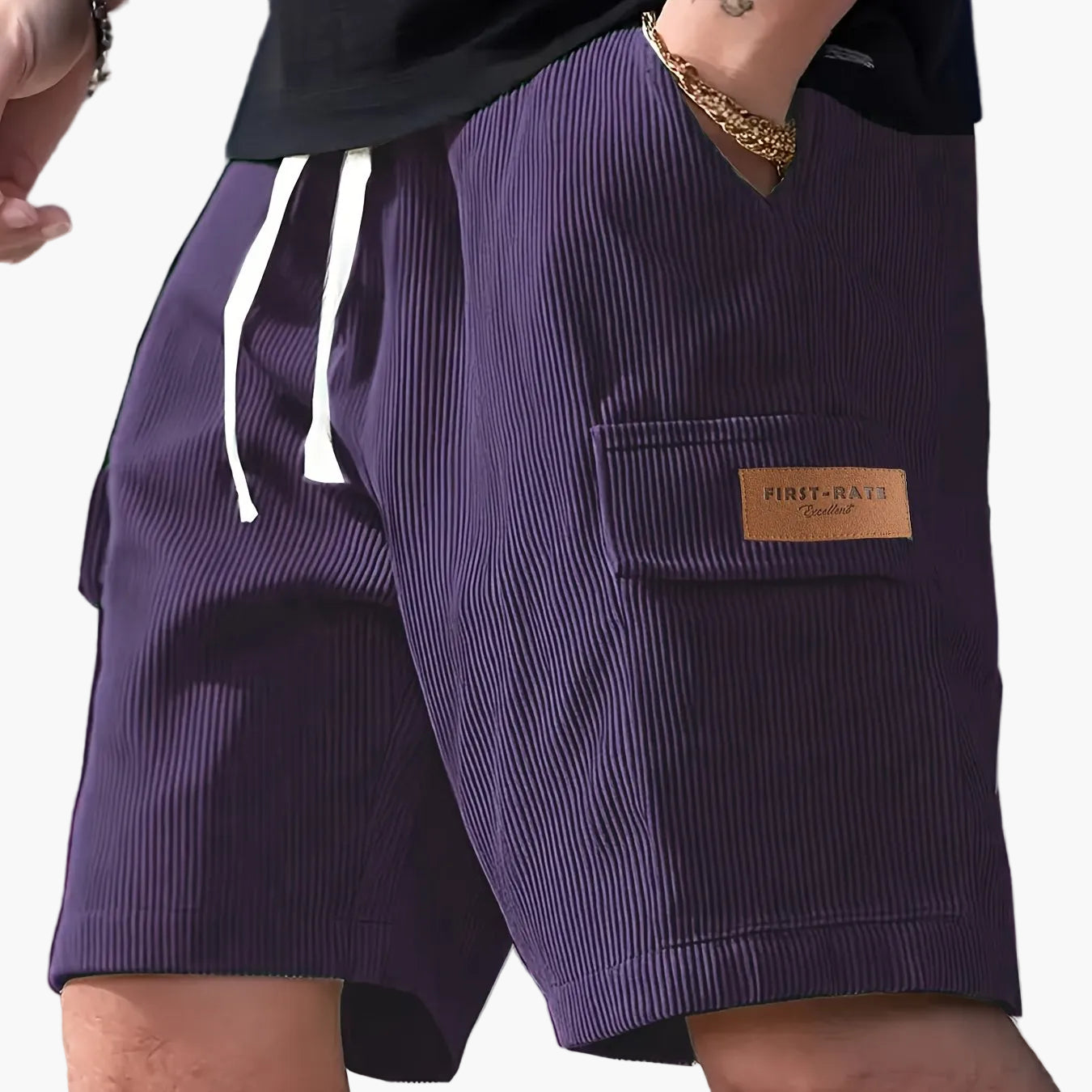 Short casual uomo stile urbano per uso quotidiano e tempo libero