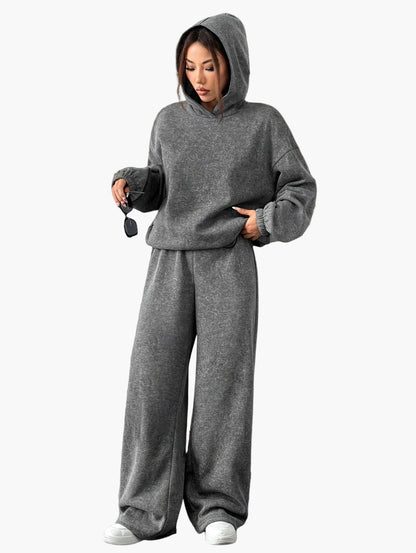 Tuta ampia da donna con cappuccio – Stile casual e confortevole per autunno/inverno