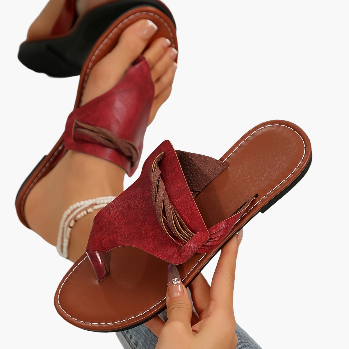 Women's Summer Sandals Bohemian Style Comfortable Chic Slip-On