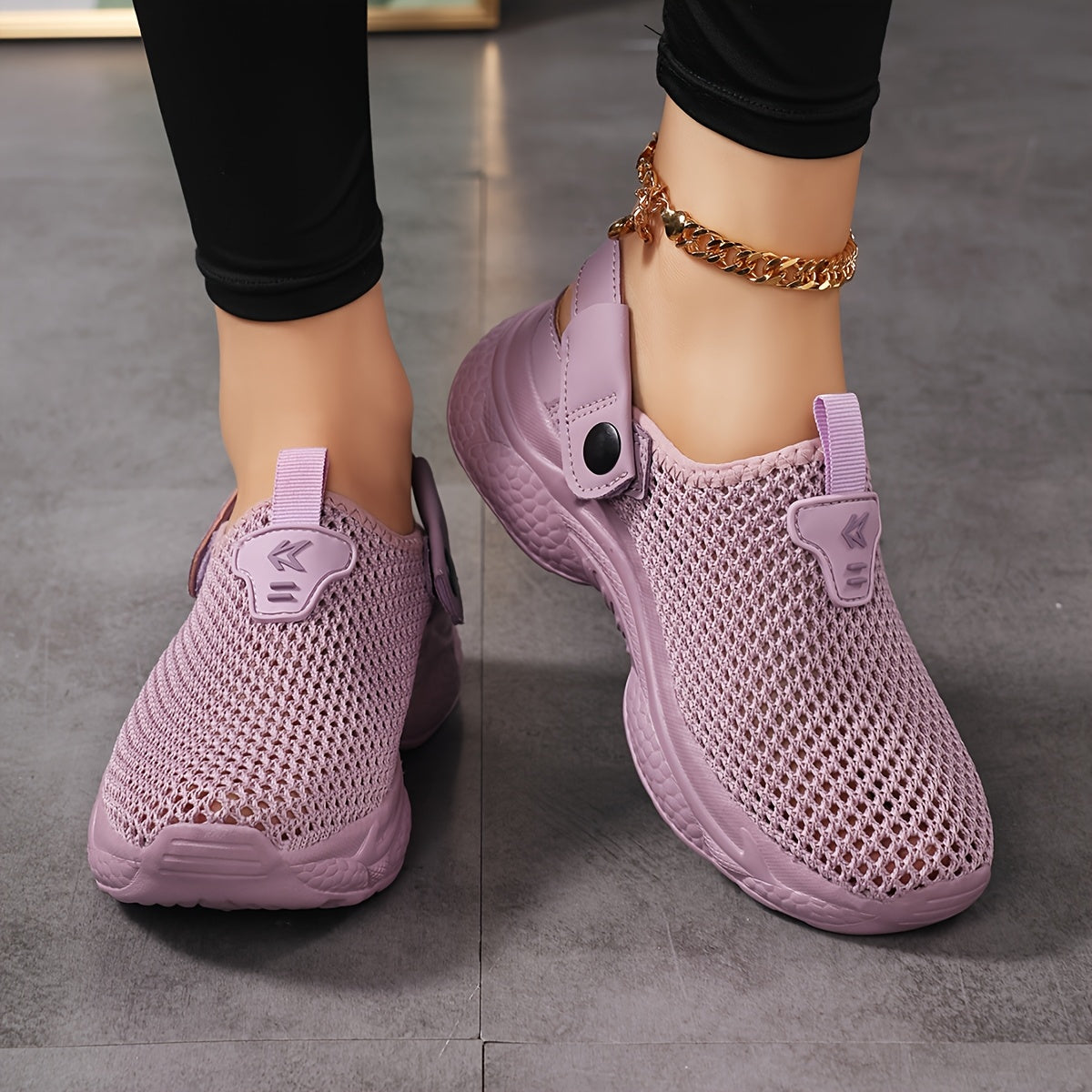 Sabots Sport Décontractés Femme Confort Slip-On pour Vie Quotidienne