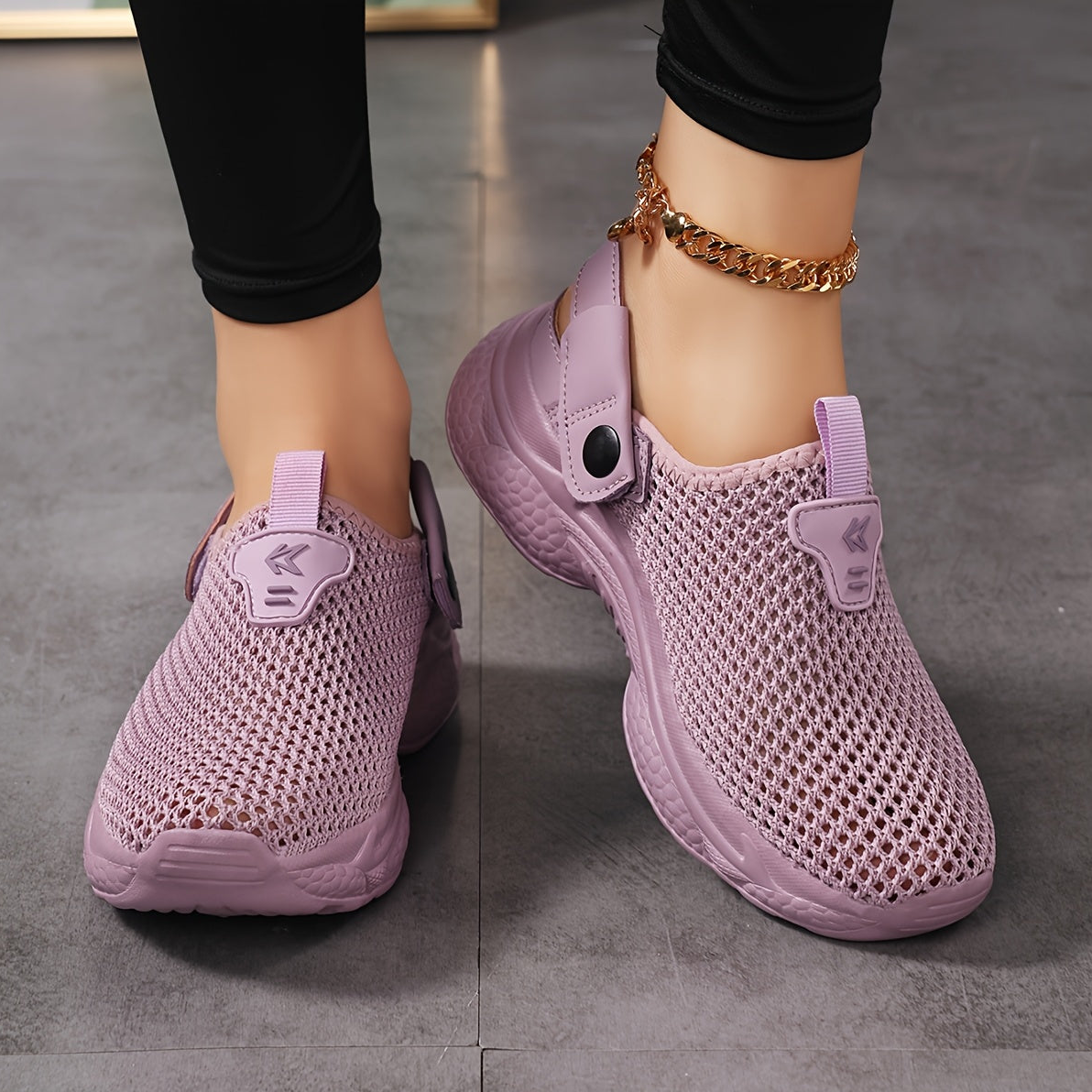 Sabots Sport Décontractés Femme Confort Slip-On pour Vie Quotidienne