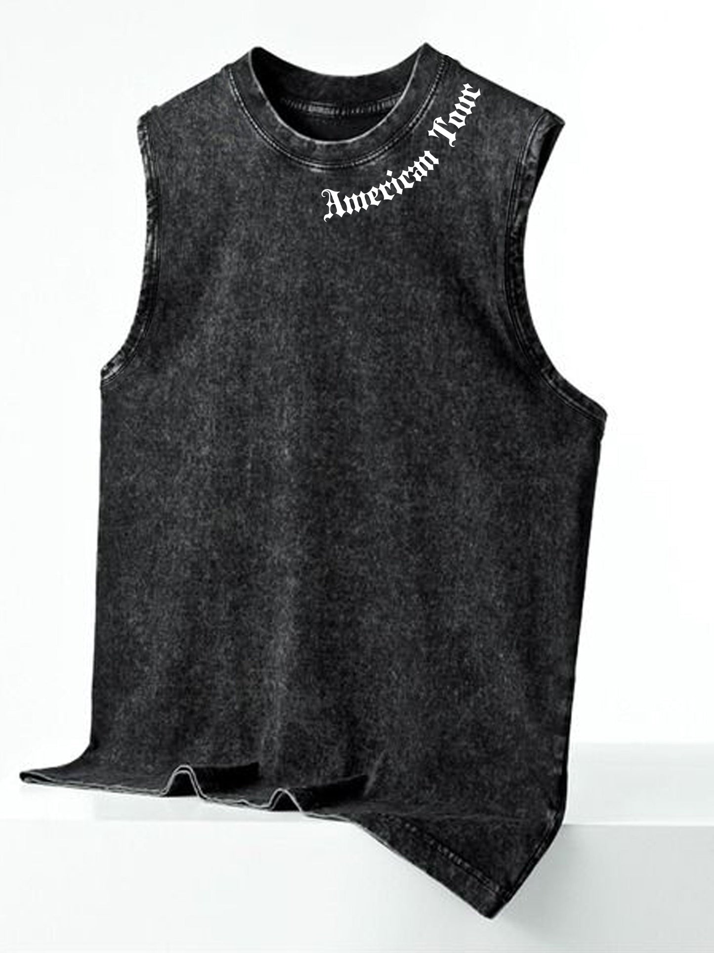 Débardeur sans manches tendance homme style urbain imprimé graphique