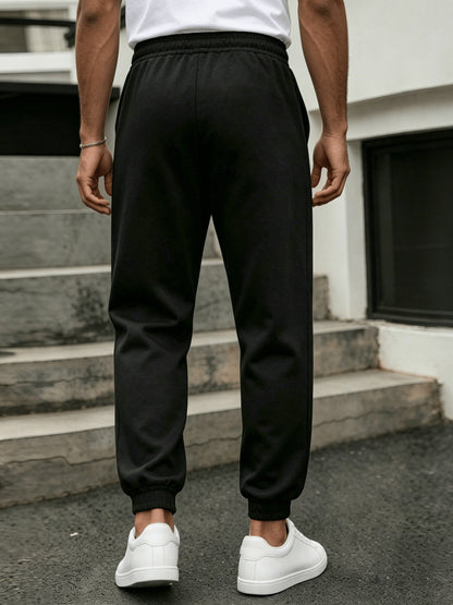 Pantalon de jogging homme coupe droite style urbain pour sport et détente