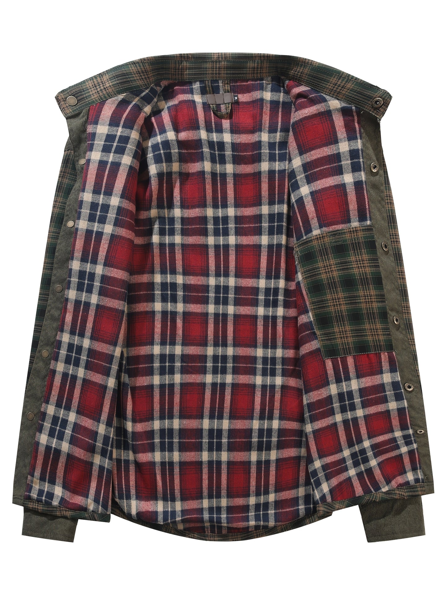 Lässiges Herrenhemd im Outdoor-Karohemd-Stil