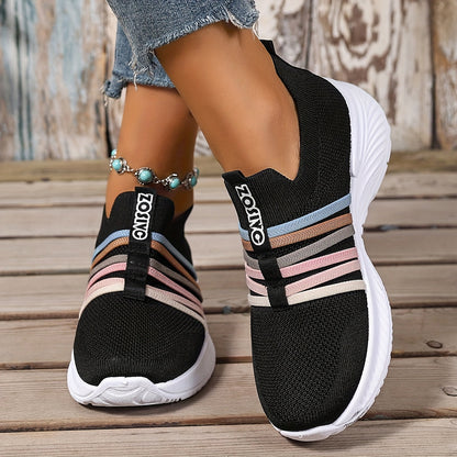 Zapatillas Slip-On Casual para Mujer Estilo Deportivo Urbano