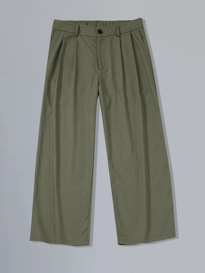 Pantalon large homme style vintage élégant pour look urbain moderne