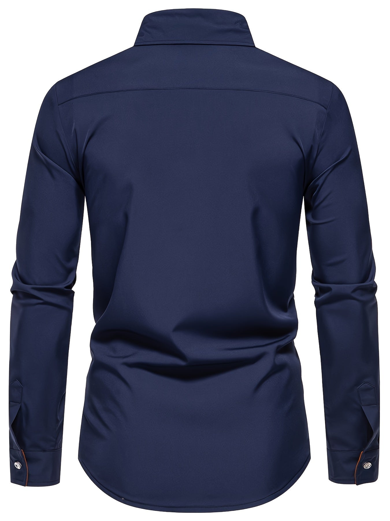 Herenoverhemd Slim Fit Casual Stijl Met Knopen Voor Dagelijks Gebruik of Kantoor