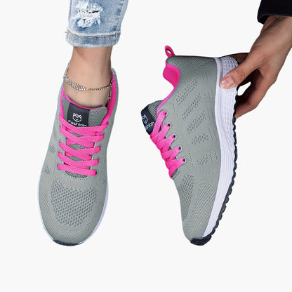 Damesports-sneakers med komfort til gåture og fitness i afslappet stil