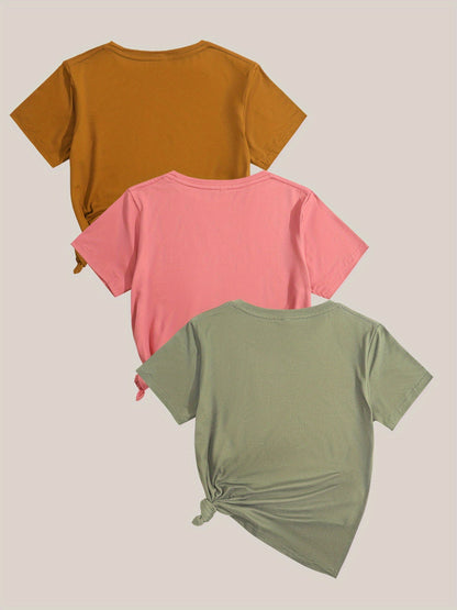 Casual grafiske T-shirts til kvinder med naturmotiver og inspirerende budskab