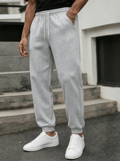 Pantalon de jogging homme coupe droite style urbain pour sport et détente