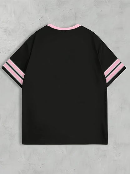 Universitair T-shirt voor dames - nummer 28, trendy preppy look