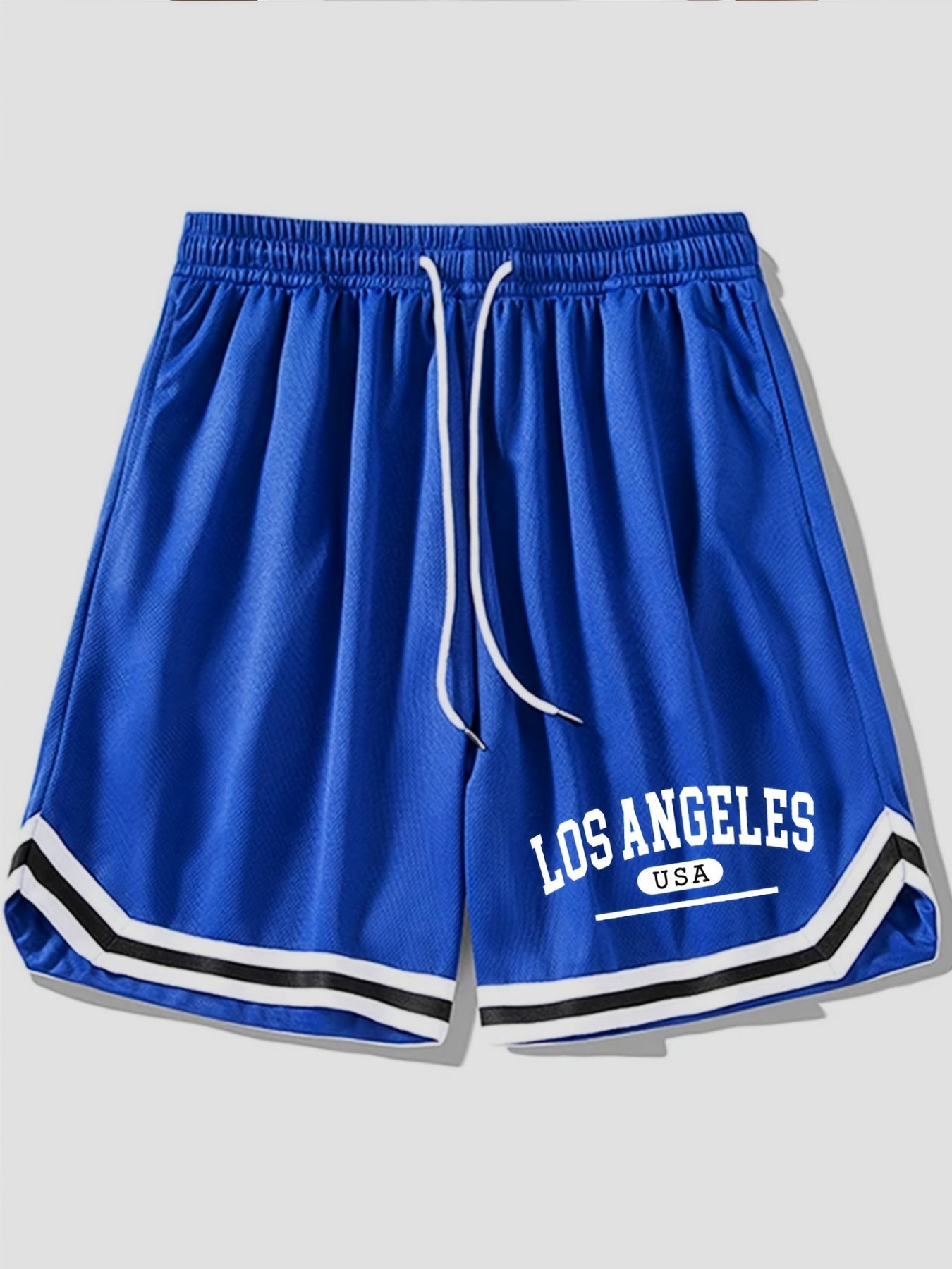 Lässige Herren Basketball-Sportshorts mit Los Angeles Print