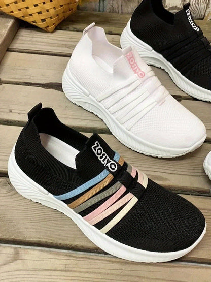 Zapatillas Slip-On Casual para Mujer Estilo Deportivo Urbano