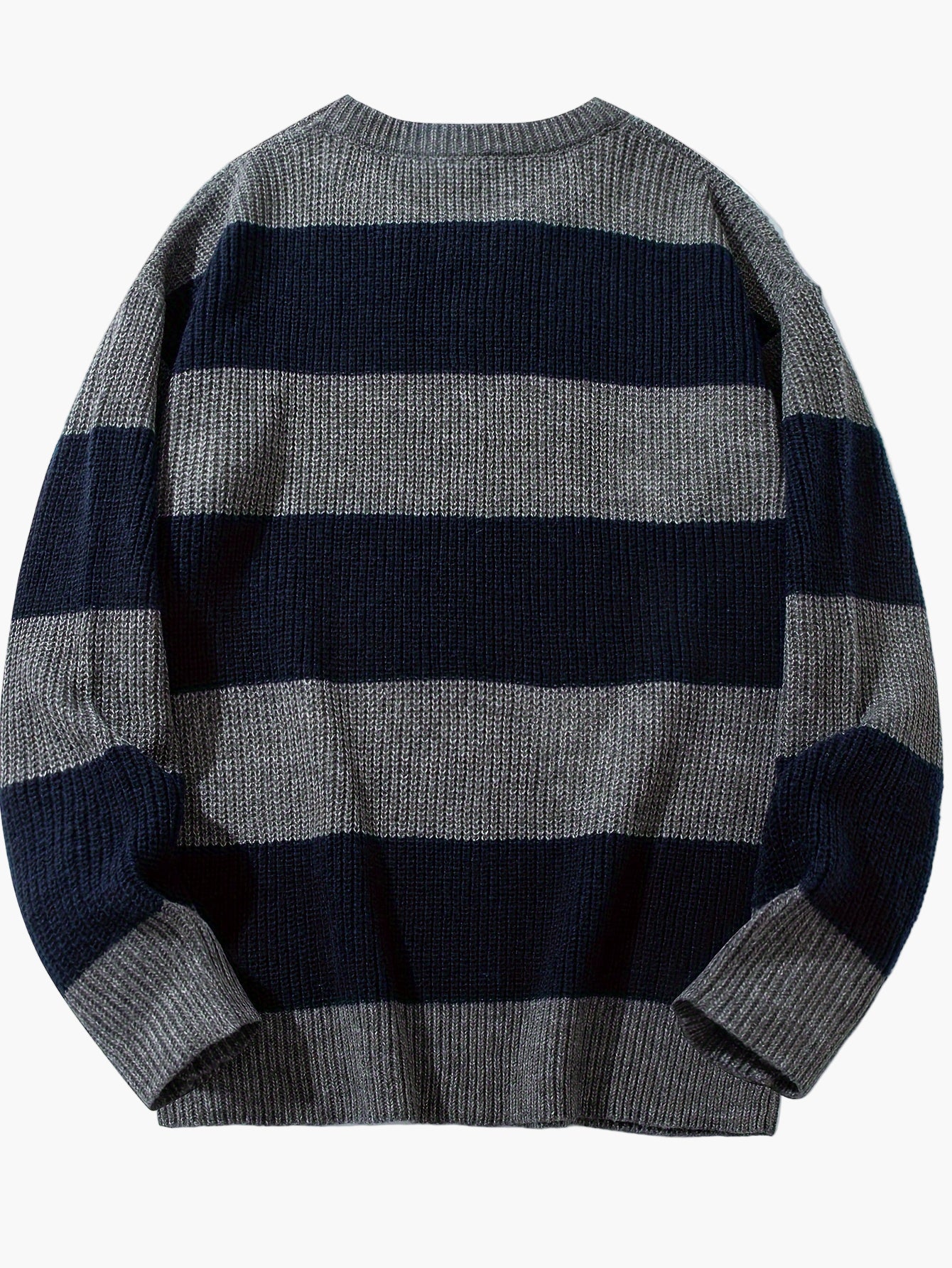Maglione casual a righe da uomo stile autunno inverno