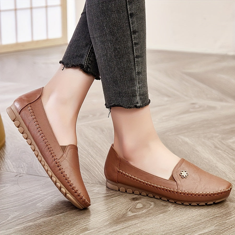 Mocassins décontractés pour femme style penny loafer confort quotidien