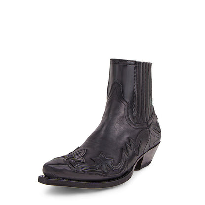Lucy – Martin Cowboy Boots in Neutral Brushed Color