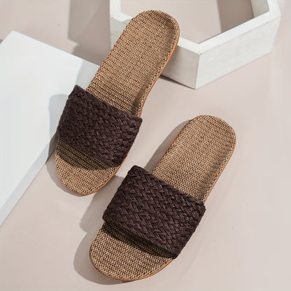 Avslappnade slip-on-sandaler för kvinnor i sommarstil