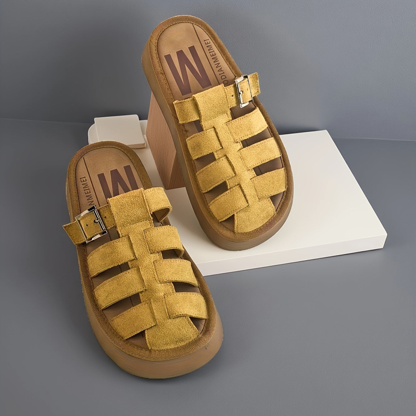 Sandales Femme Style Pêcheur à Plateforme Moderne – Tendance Décontractée et Élégante