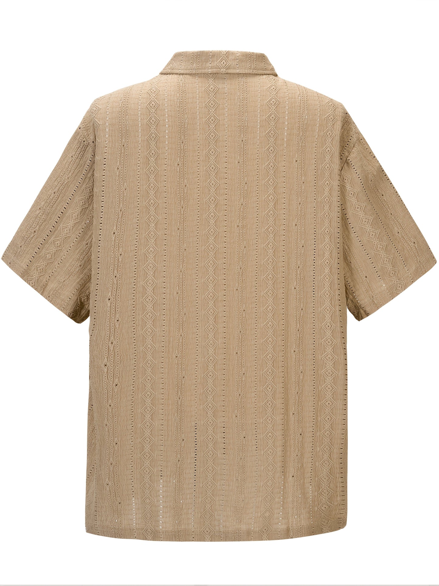 Polo décontracté pour homme style rétro tricoté été grande taille