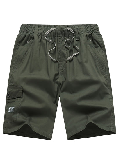 Pantaloni Cargo Corti Uomo Multi-tasche per Uso Quotidiano e Tempo Libero