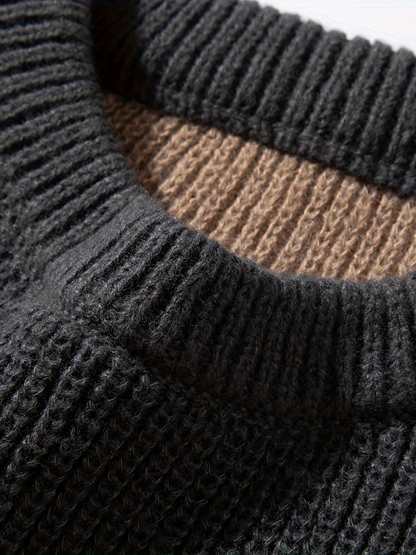 Maglione casual a righe da uomo stile autunno inverno
