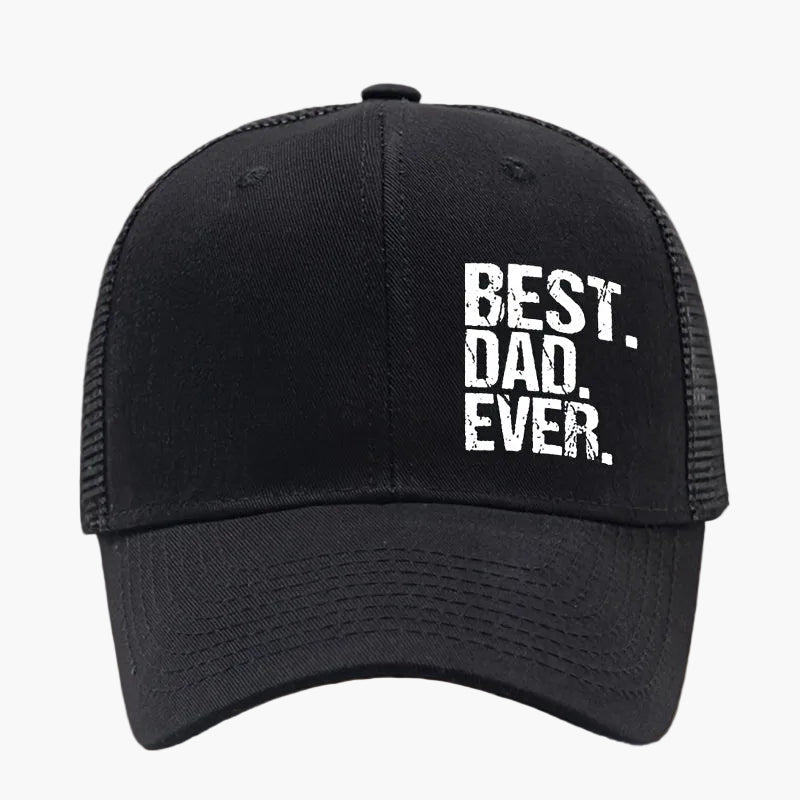 Casquette style trucker pour homme - Meilleur Papa - Accessoire décontracté fête des pères