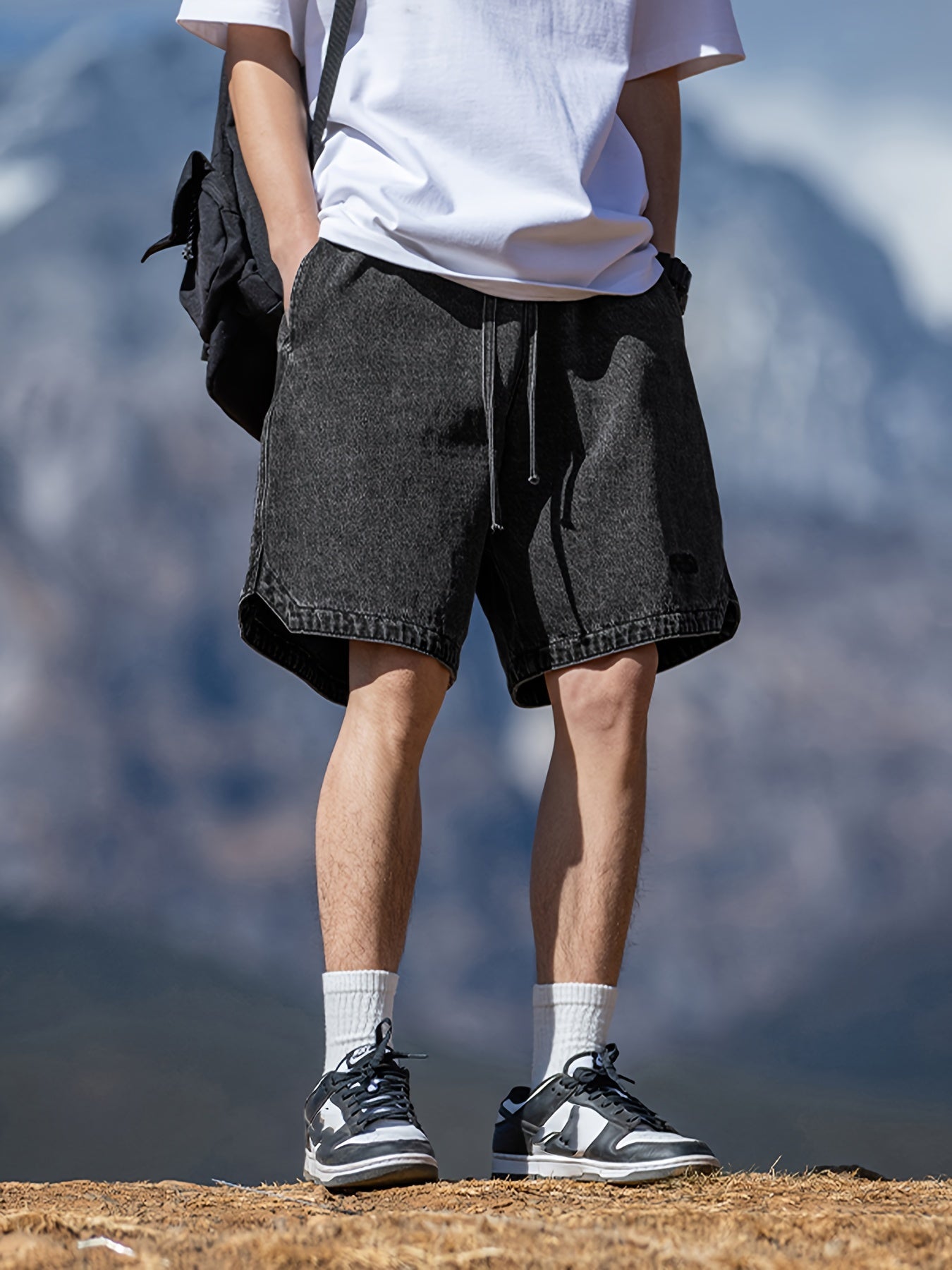 Lässige Herren-Shorts im urbanen Stil mit Taschen – ideal für Outdoor-Aktivitäten