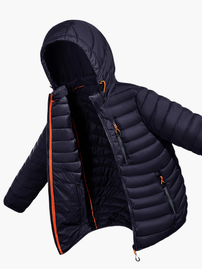 Men's Quilted Jacket Urban Style Versatile for Outdoor Activities