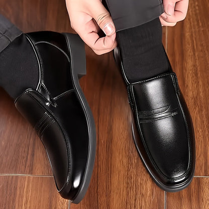 Zapatos de vestir para hombre elegantes tipo slip-on estilo vintage para uso diario y ocasiones formales