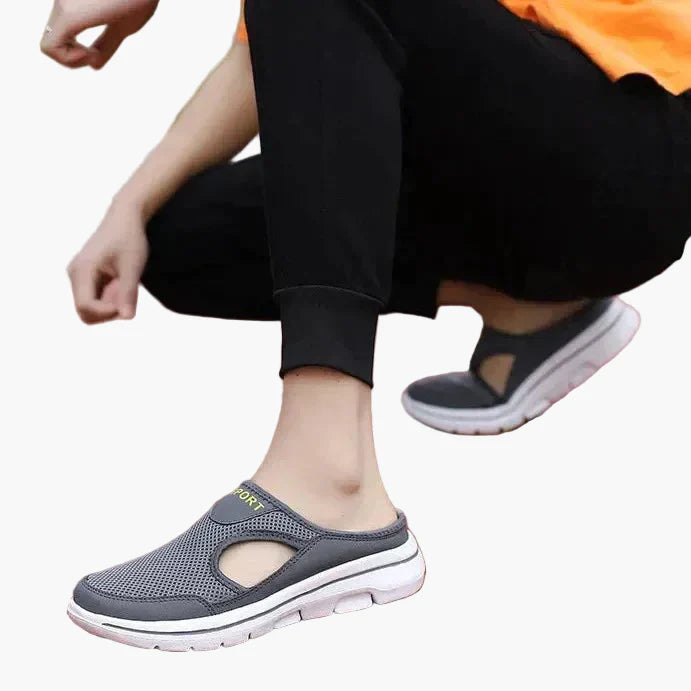 Mules orthopédiques homme confort sport pour marche et loisirs