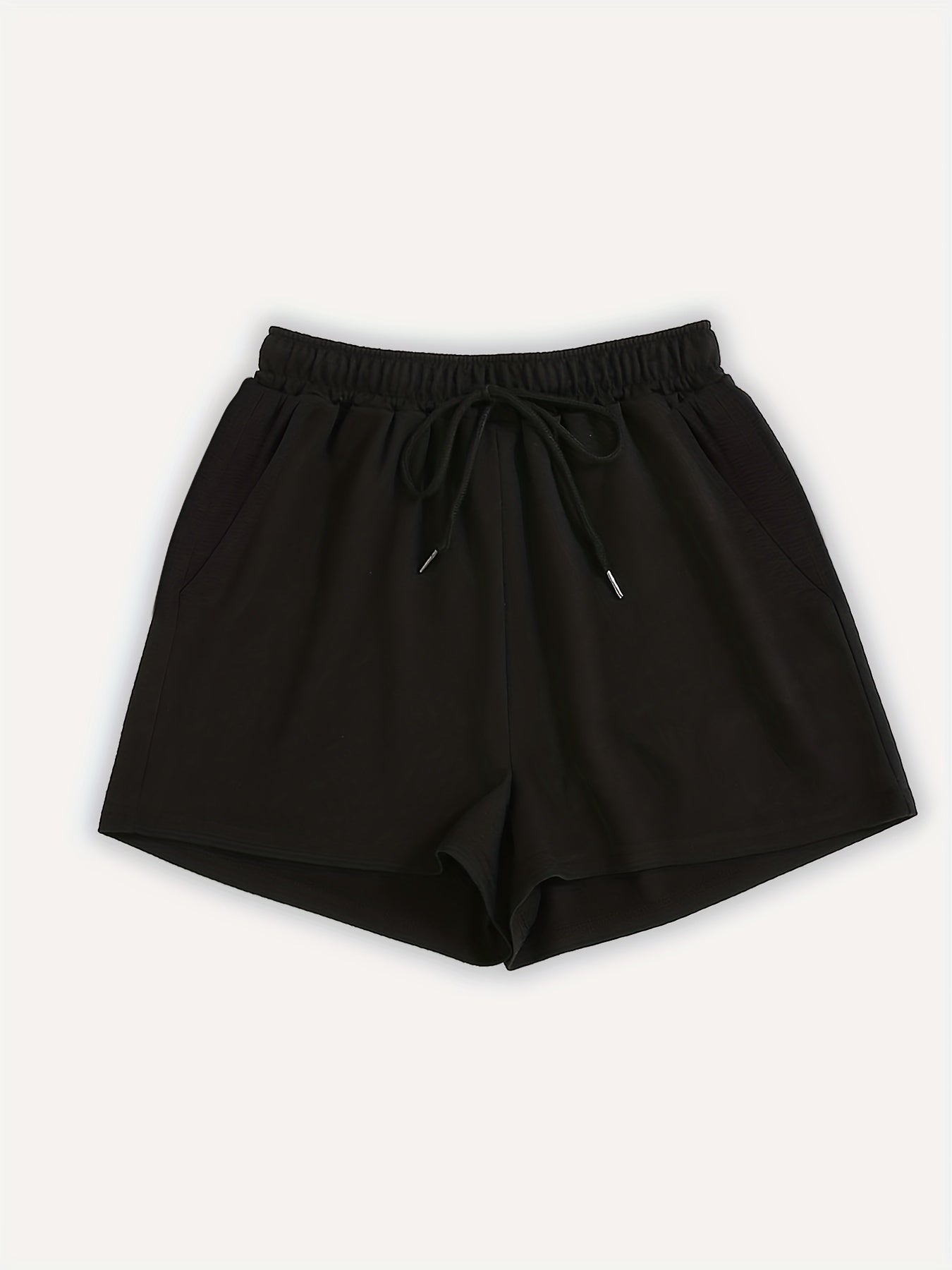Short de sport décontracté pour femme avec taille élastique et cordon, idéal pour l'été et les loisirs