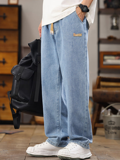 Lässige Herren-Jogger-Jeans mit geradem Schnitt, ideal für den Alltag  