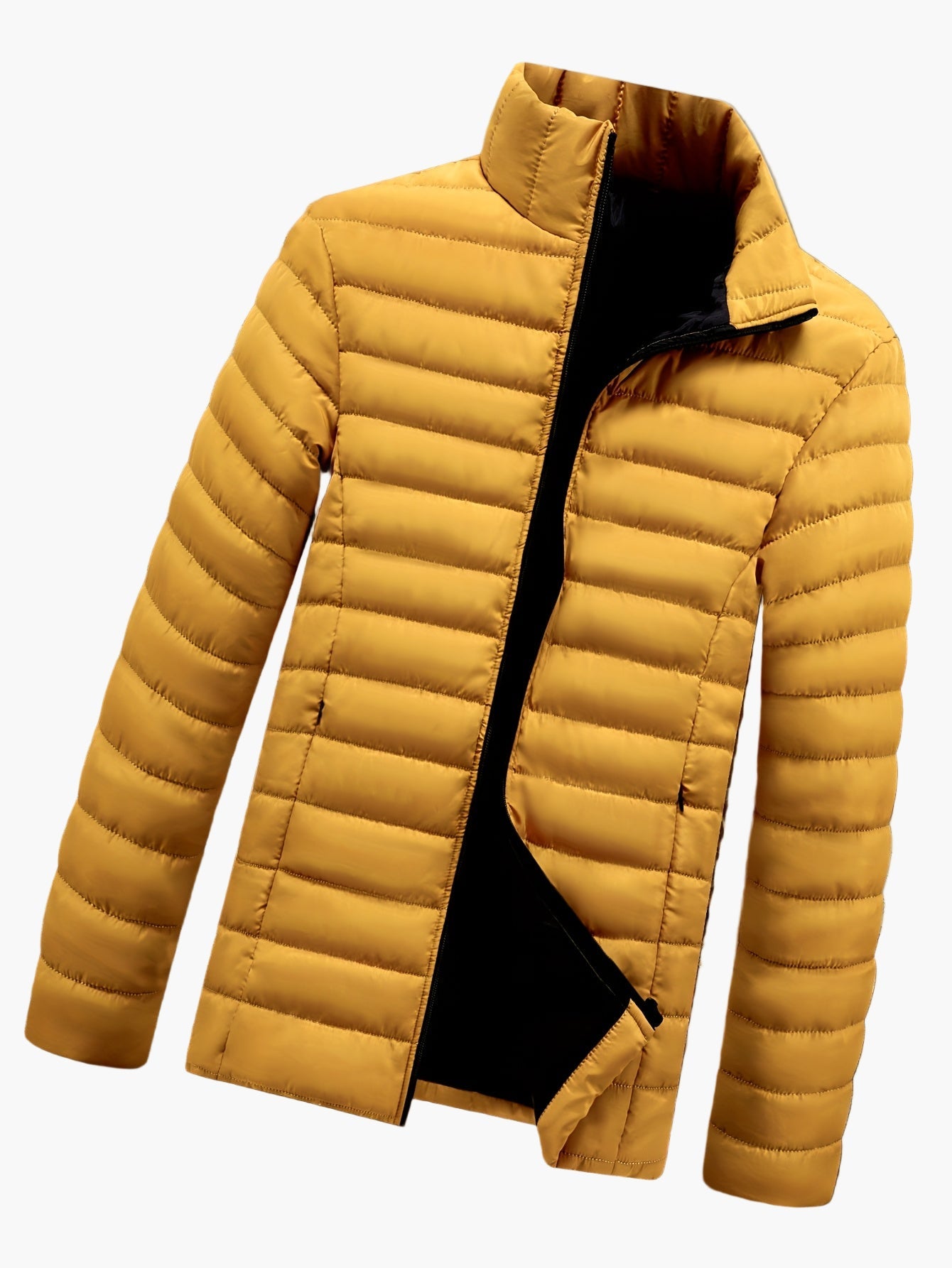 Men's quilted jacket casual style for winter and mid-season