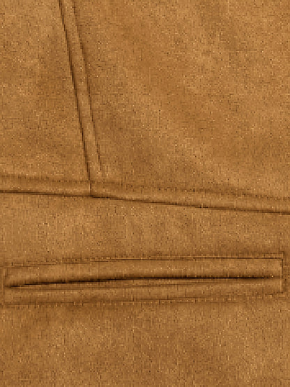 Gilet de Costume Homme Uni Col en V Décoration Chaîne Boutons