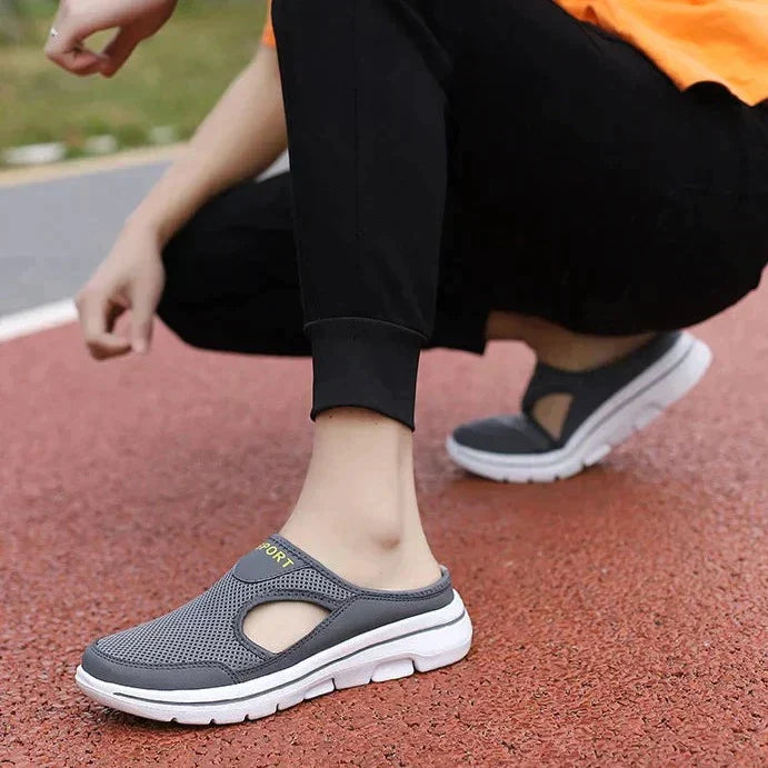 Mules de Sport Décontractées Homme - Pantoufles Respirantes et Légères pour Marche et Voyage