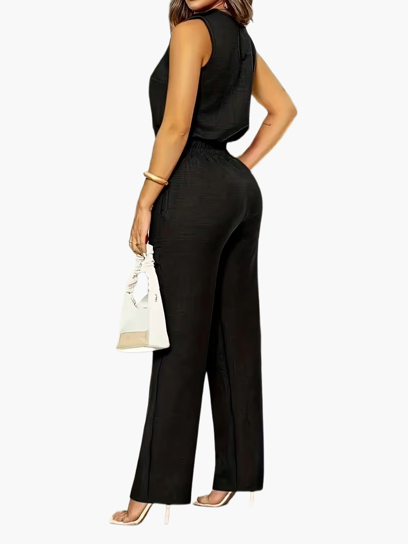 Combinaison Pantalon Élégante Femme Style Chic pour Bureau et Sorties