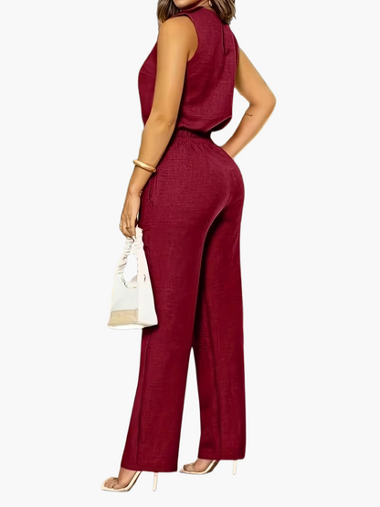 Combinaison Pantalon Élégante Femme Style Chic pour Bureau et Sorties